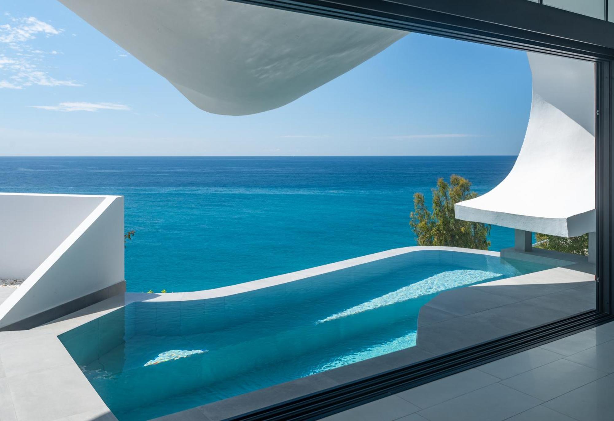 Rentitspain Casa Del Acantilado Piscina Climatizada Салобрения Экстерьер фото