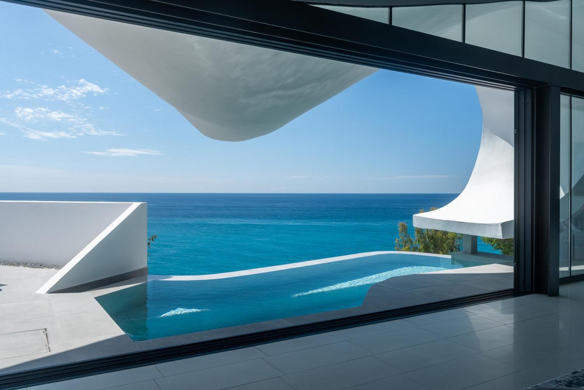 Rentitspain Casa Del Acantilado Piscina Climatizada Салобрения Экстерьер фото