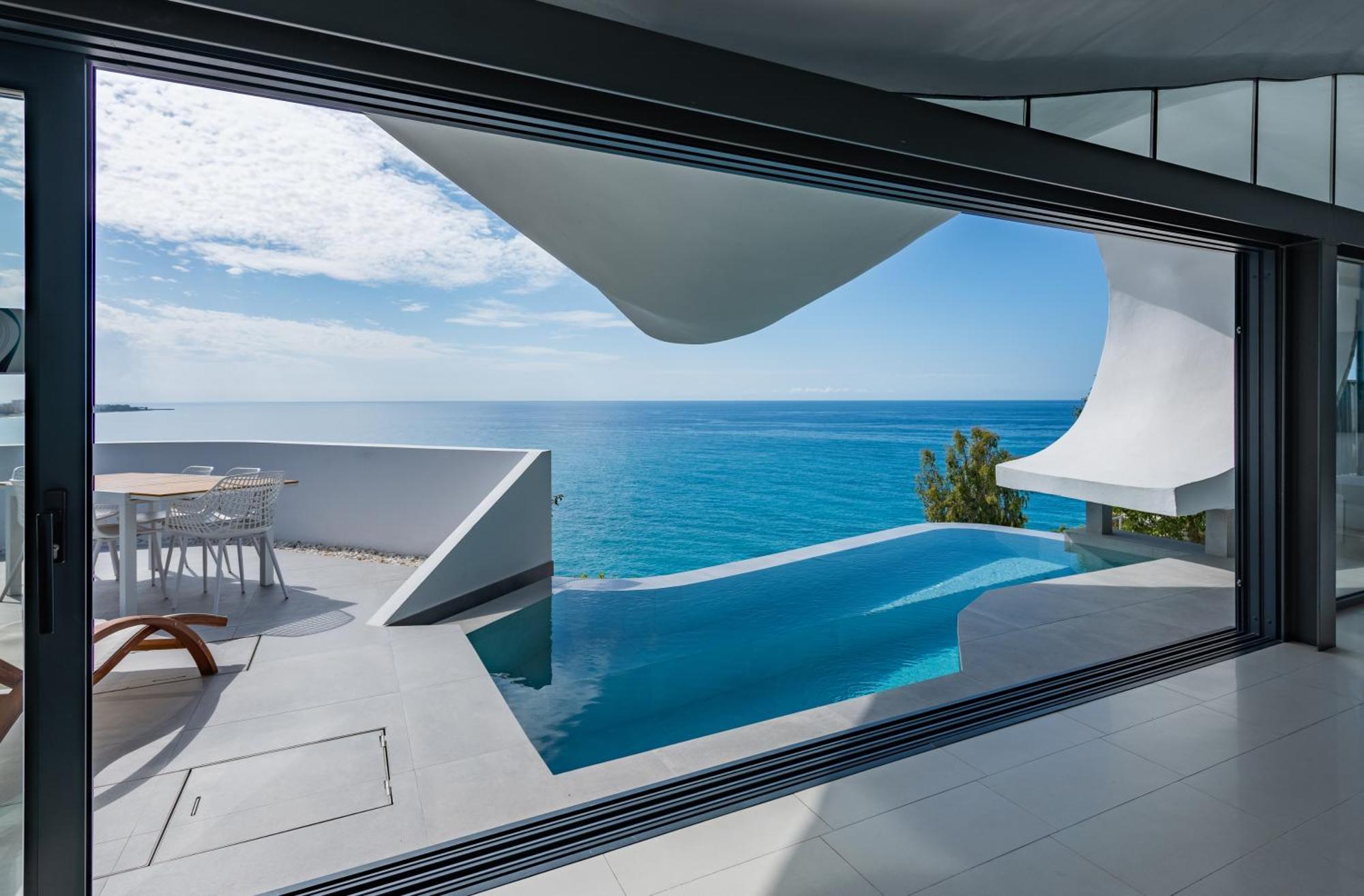 Rentitspain Casa Del Acantilado Piscina Climatizada Салобрения Экстерьер фото