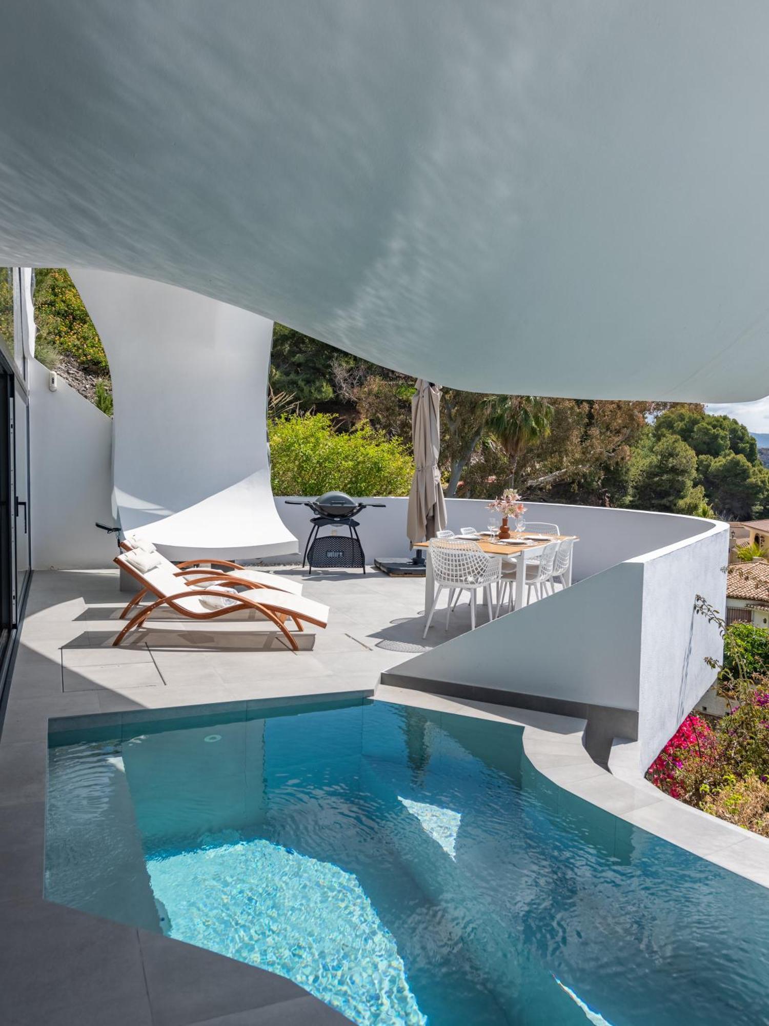 Rentitspain Casa Del Acantilado Piscina Climatizada Салобрения Экстерьер фото